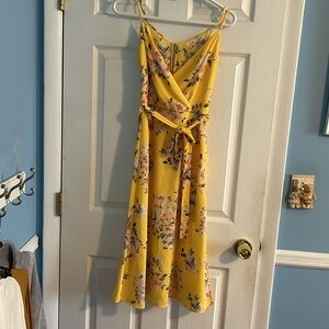 Faux wrap dress
